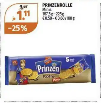 Müller Prinzenrolle Minis Angebot