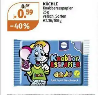 Müller Küchle Knabberesspapier Angebot