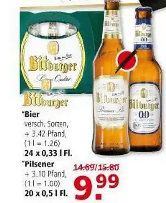 Multi Markt Bitburger Bier Oder Pilsener Angebot