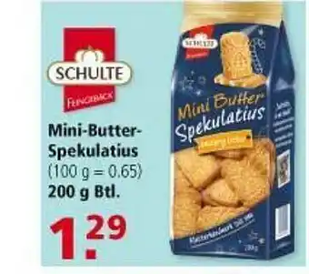 Multi Markt Schulte Mini-butter-spekulatius Angebot