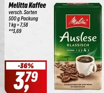 Simmel Melitta Kaffee versch. Sorten 500 g Angebot