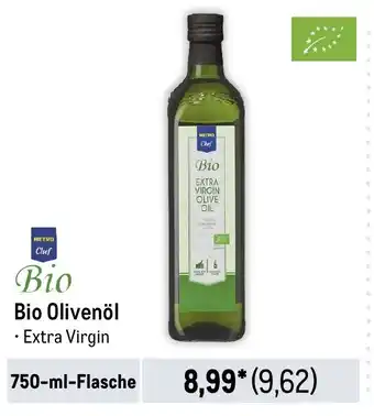 METRO METRO Chef Bio Olivenöl Extra Virgin 750-ml-Flasche Angebot