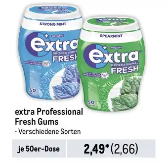 METRO extra Professional Fresh Gums je 50er-Dose Angebot