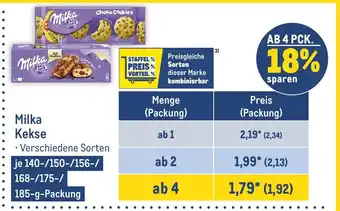 METRO Milka Kekse je 140-/150-/156-/168-/175-/ 185-g-Packung Angebot