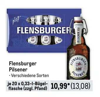 METRO Flensburger Pilsener je 20 x 0,33-1-Bügel-flasche Angebot