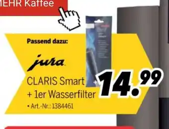 MEDIMAX jura CLARIS Smart + 1er Wasserfilter Angebot