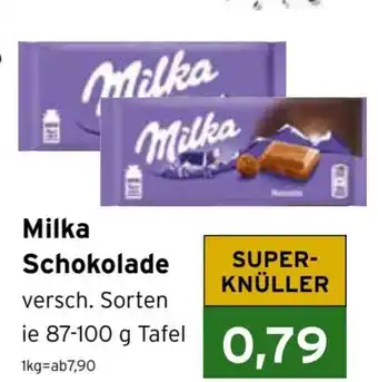 CAP Markt Milka Schokolade 85-100g Angebot