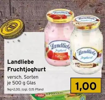 CAP Markt Landliebe Fruchtjoghurt je 500 g Angebot