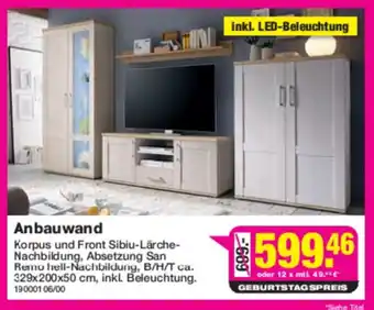 SOMIT Anbauwand Angebot