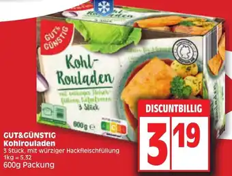 Edeka GUT&GÜNSTIG Kohlrouladen 600 g Packung Angebot