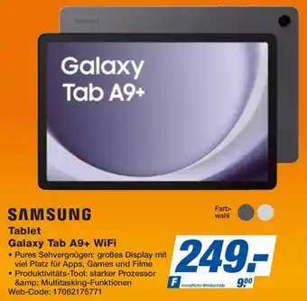 expert Octomedia SAMSUNG Tablet Galaxy Tab A9+ WiFi Angebot