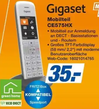 expert Octomedia Gigaset Mobilteil CE575HX Angebot