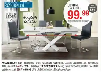 Hofmeister Ausziehtisch Angebot