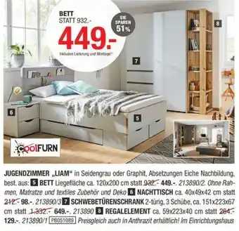 Hofmeister Jugendzimmer Liam Angebot