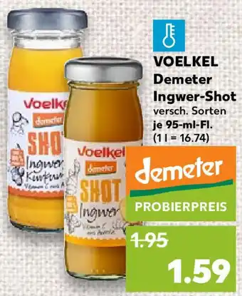 Kaufland VOELKEL Demeter Ingwer-Shot 95 ml Fl. Angebot