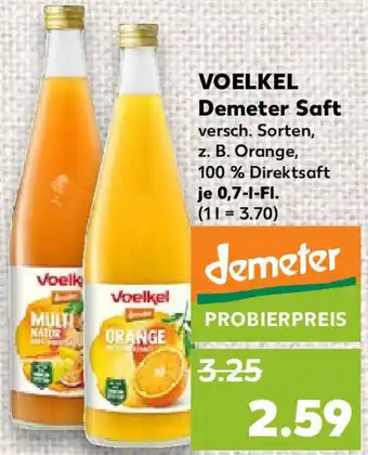 Kaufland VOELKEL Demeter Saft 0,7 L-Fl. Angebot