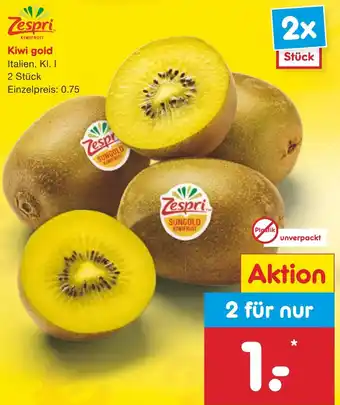 Netto Marken-Discount Zespri Kiwi gold 2 Stück Angebot