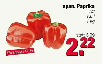 Edeka Scherer span. Paprika Angebot