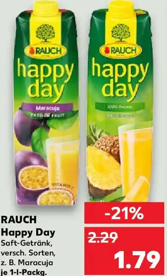 Kaufland RAUCH Happy Day 1 L Packg. Angebot