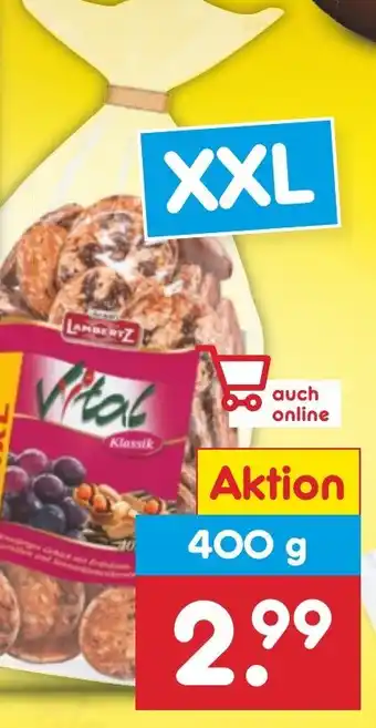 Netto Marken-Discount Lambertz Vitalgebäck 400 g Angebot