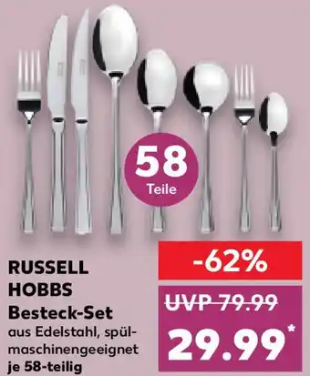 Kaufland RUSSELL HOBBS Besteck-Set 58 Teile Angebot