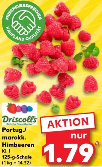 Kaufland Driscoll's Portug./ marokk. Himbeeren 125 g Schale Angebot