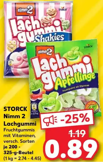 Kaufland STORCK Nimm 2 Lachgummi 200-325 g Beutel Angebot