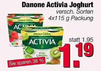 Edeka Scherer Danone Activia Joghurt Angebot