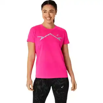 Intersport Asics damen t-shirt lite-show ss top pink glo m Angebot