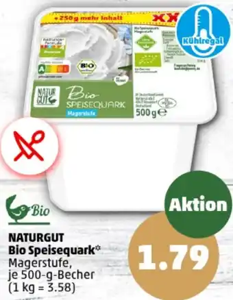 PENNY NATURGUT Bio Speisequark 500 g Becher Angebot