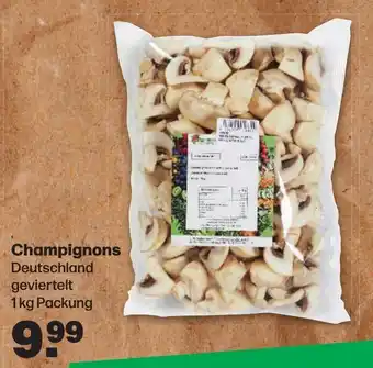 Handelshof Champignons geviertelt 1 kg Packung Angebot