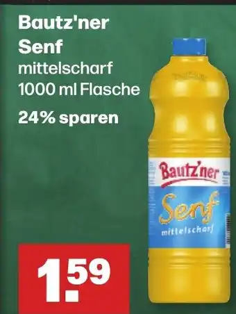 Handelshof Bautz'ner Senf mittelscharf 1000 ml Angebot