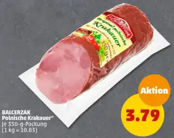 PENNY BALCERZAK Polnische Krakauer 350 g Packung Angebot