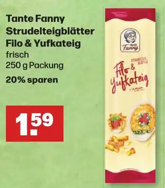 Handelshof Tante Fanny Strudelteigblätter Filo & Yufkateig 250g Angebot