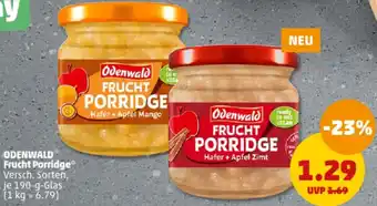 PENNY ODENWALD Frucht Porridge 190 g Glas Angebot