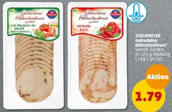 PENNY STOCKMEYER Gebackene Hähnchenbrust 125 g Packung Angebot