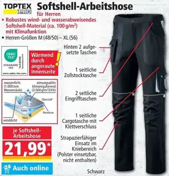 Norma TOPTEX Softshell-Arbeitshose Angebot