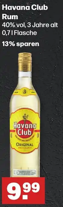 Handelshof Havana Club Rum 40% vol, 3 Jahre alt 700ml Angebot