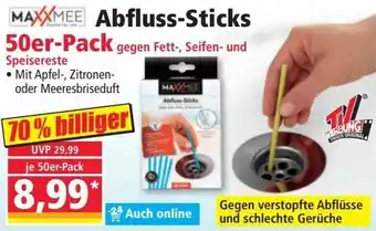 Norma MAXXMEE Abfluss-Sticks 50er Pack Angebot