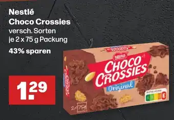 Handelshof Nestlé Choco Crossies versch. Sorten je 2 x 75 g Packung Angebot