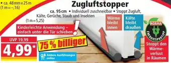 Norma Zugluftstopper Angebot