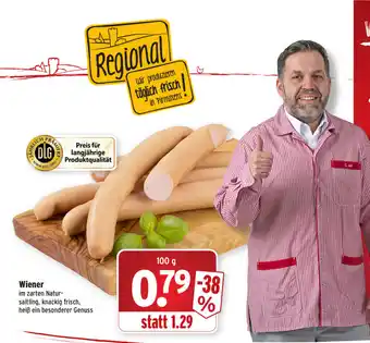 Wasgau Wiener 100g Angebot