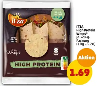 PENNY IT'ZA High Protein Wraps 320 g Packung Angebot