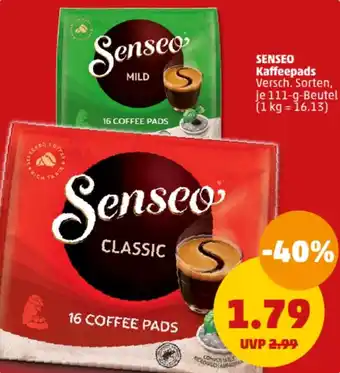 PENNY SENSEO Kaffeepads 111-g-Beutel Angebot