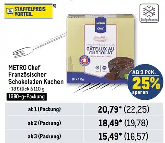 METRO METRO Chef Französischer Schokoladen Kuche 1980-g-Packung Angebot