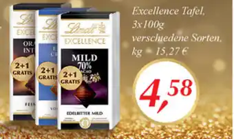 Wasgau Excellence Tafel 3x100g Angebot