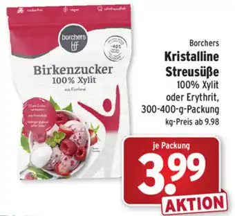 Wasgau Borchers Kristalline Streusüße 300-400g Angebot