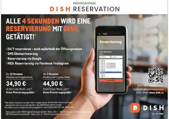 METRO DISH RESERVATION Angebot