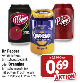 Wasgau Dr. Pepper oder Orangina 0,33L Angebot