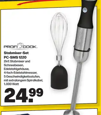 Handelshof PROFI COOK Stabmixer-Set PC-SMS 1220 Angebot